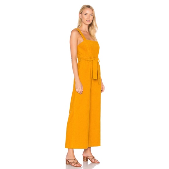 REPOSH Mara Hoffman Idola Jumpsuit in Mustard (fits a size 2) - Picture 2 of 8